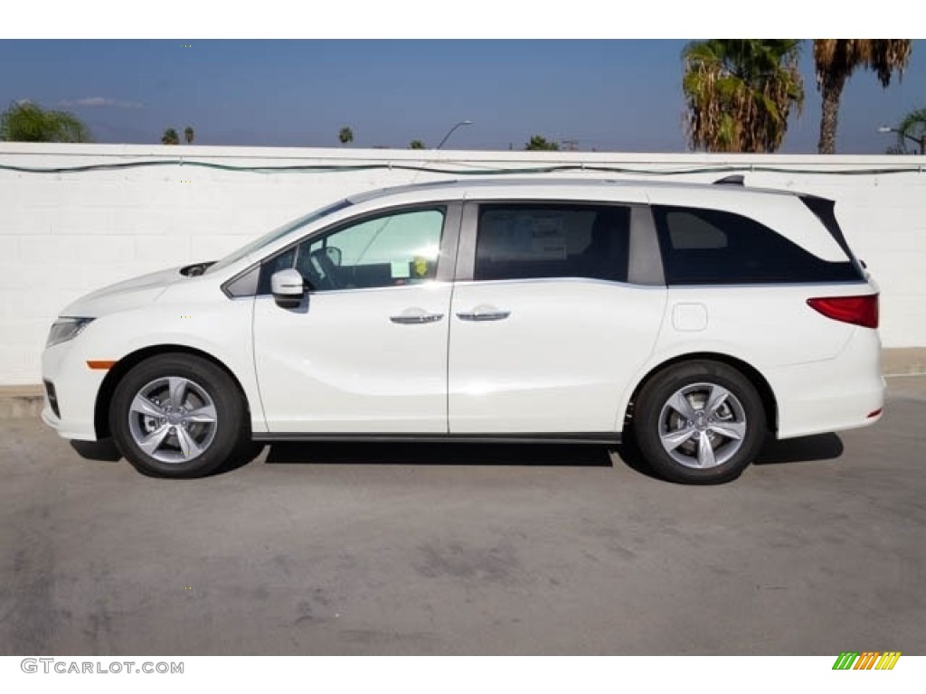 White Diamond Pearl 2019 Honda Odyssey EX-L Exterior Photo #133230810