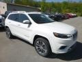 Pearl White 2019 Jeep Cherokee Overland 4x4 Exterior