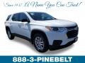 2019 Summit White Chevrolet Traverse LS  photo #1