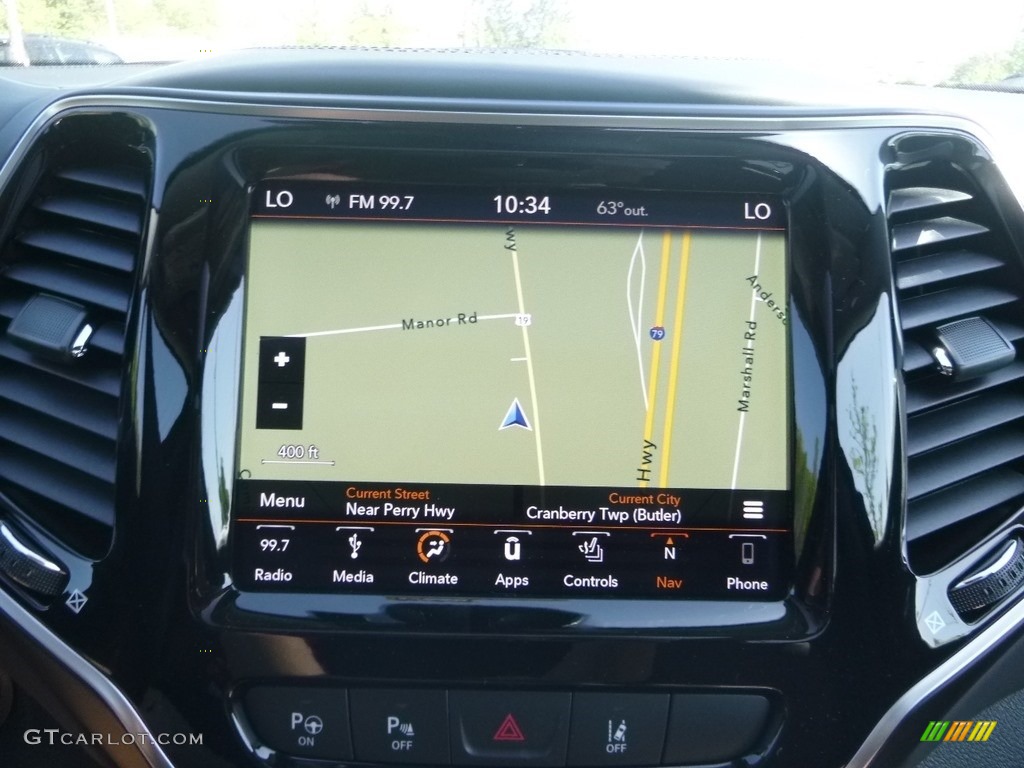 2019 Jeep Cherokee Overland 4x4 Navigation Photos