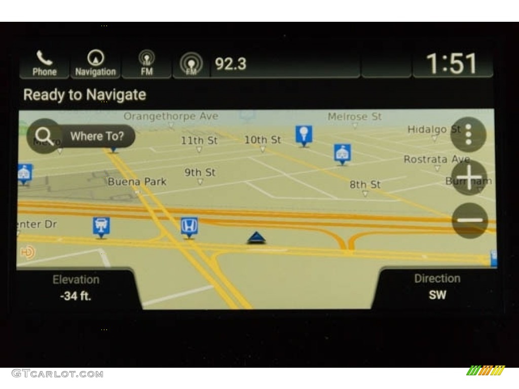 2019 Honda Odyssey EX-L Navigation Photos