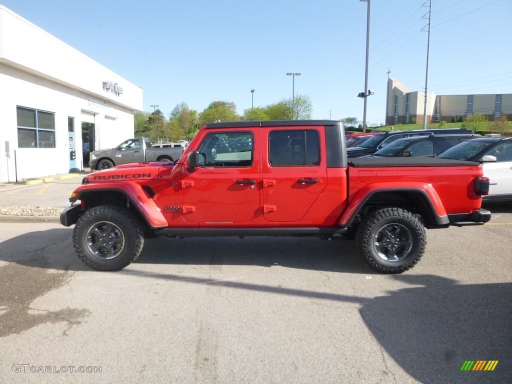 Firecracker Red 2020 Jeep Gladiator Rubicon 4x4 Exterior Photo #133232106