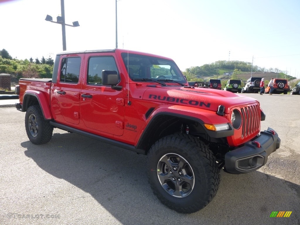 Firecracker Red 2020 Jeep Gladiator Rubicon 4x4 Exterior Photo #133232205