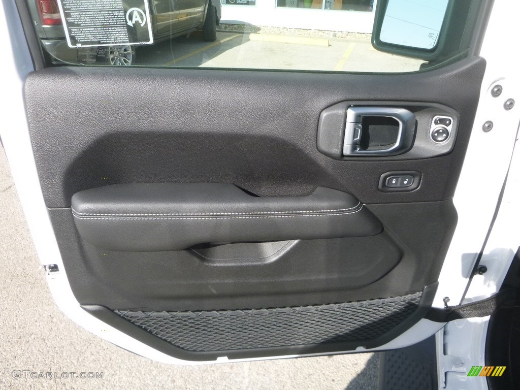 2020 Jeep Gladiator Overland 4x4 Black Door Panel Photo #133232733