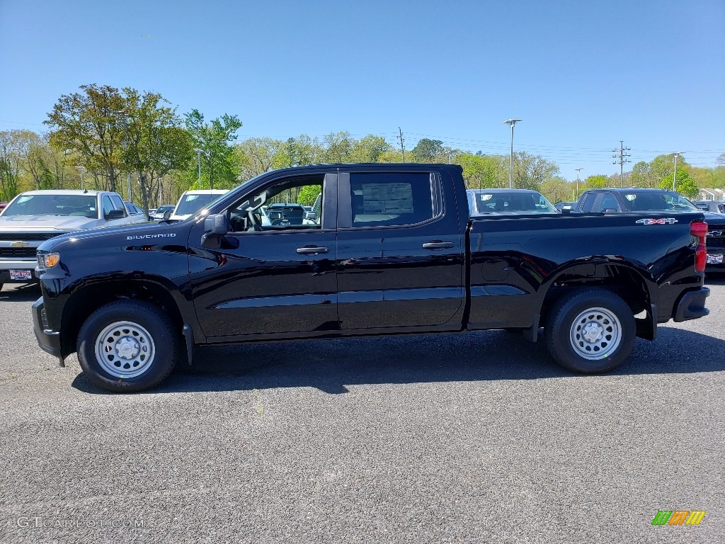 2019 Silverado 1500 WT Crew Cab 4WD - Black / Jet Black photo #3