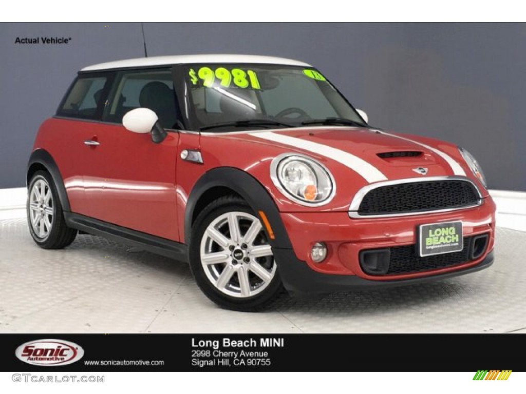 2013 Cooper S Hardtop - Chili Red / Championship Lounge Leather/Red Piping photo #1