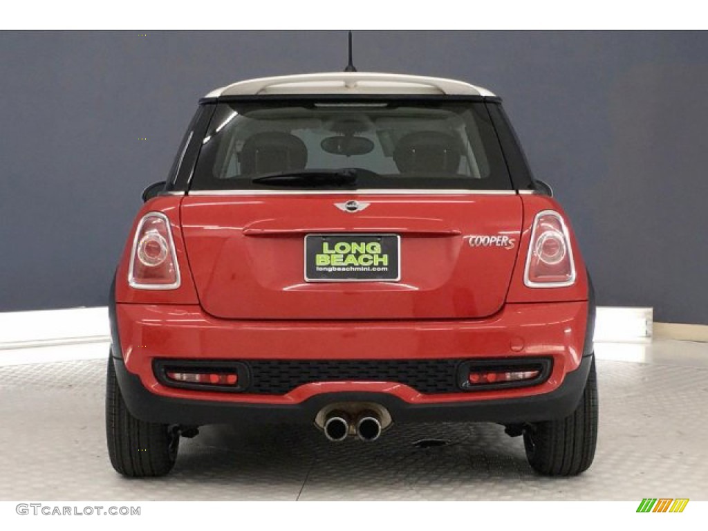 2013 Cooper S Hardtop - Chili Red / Championship Lounge Leather/Red Piping photo #3