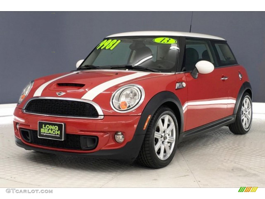 2013 Cooper S Hardtop - Chili Red / Championship Lounge Leather/Red Piping photo #12