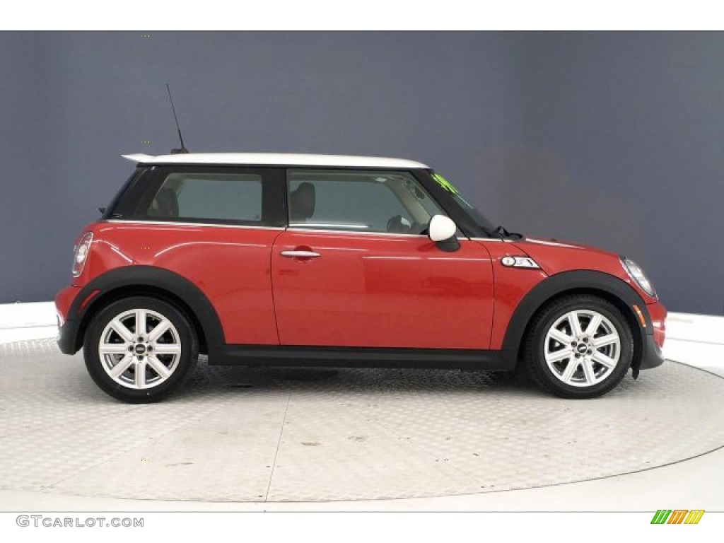 2013 Cooper S Hardtop - Chili Red / Championship Lounge Leather/Red Piping photo #29