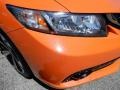 2014 Orange Fire Pearl Honda Civic Si Sedan  photo #14