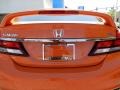2014 Orange Fire Pearl Honda Civic Si Sedan  photo #17