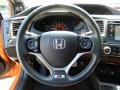 2014 Orange Fire Pearl Honda Civic Si Sedan  photo #21