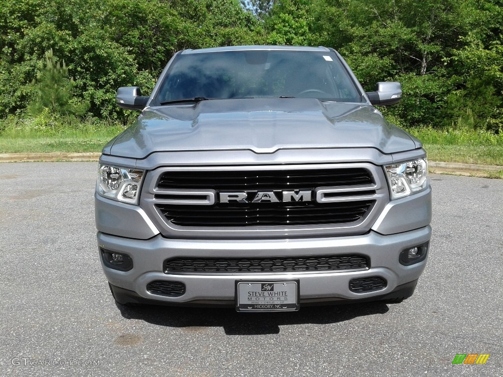 2019 1500 Big Horn Quad Cab 4x4 - Billett Silver Metallic / Black photo #3