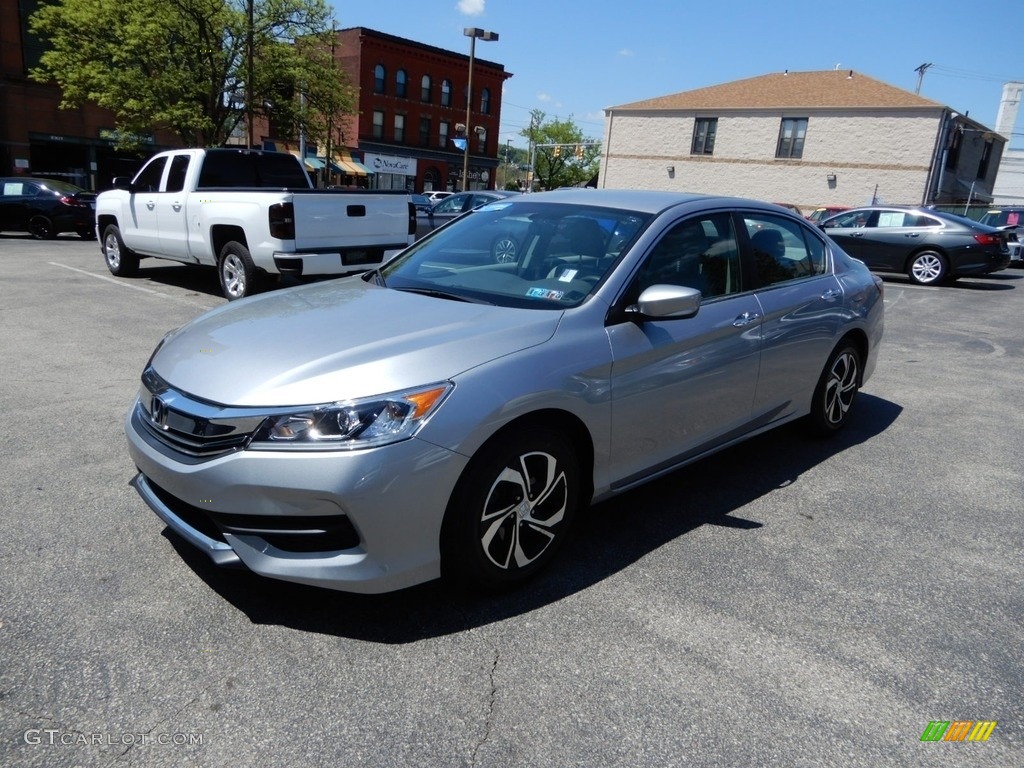 2016 Accord LX Sedan - Lunar Silver Metallic / Gray photo #3