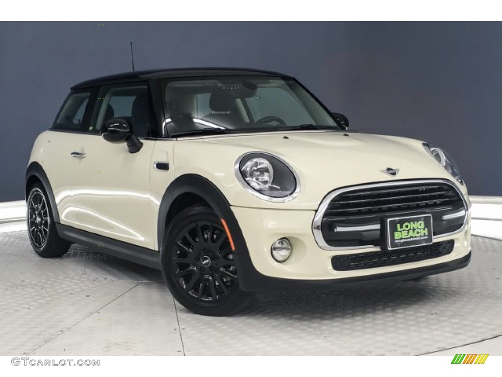 2019 Hardtop Cooper 2 Door - Pepper White / Carbon Black photo #1