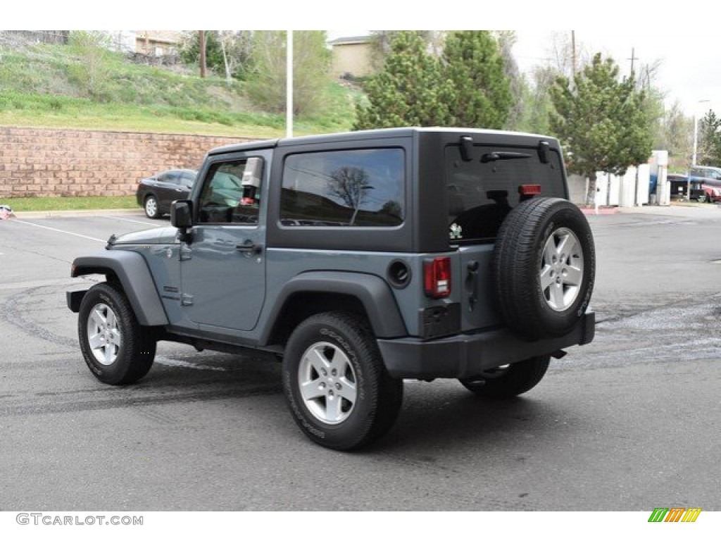 2015 Wrangler Sport 4x4 - Anvil / Black photo #4