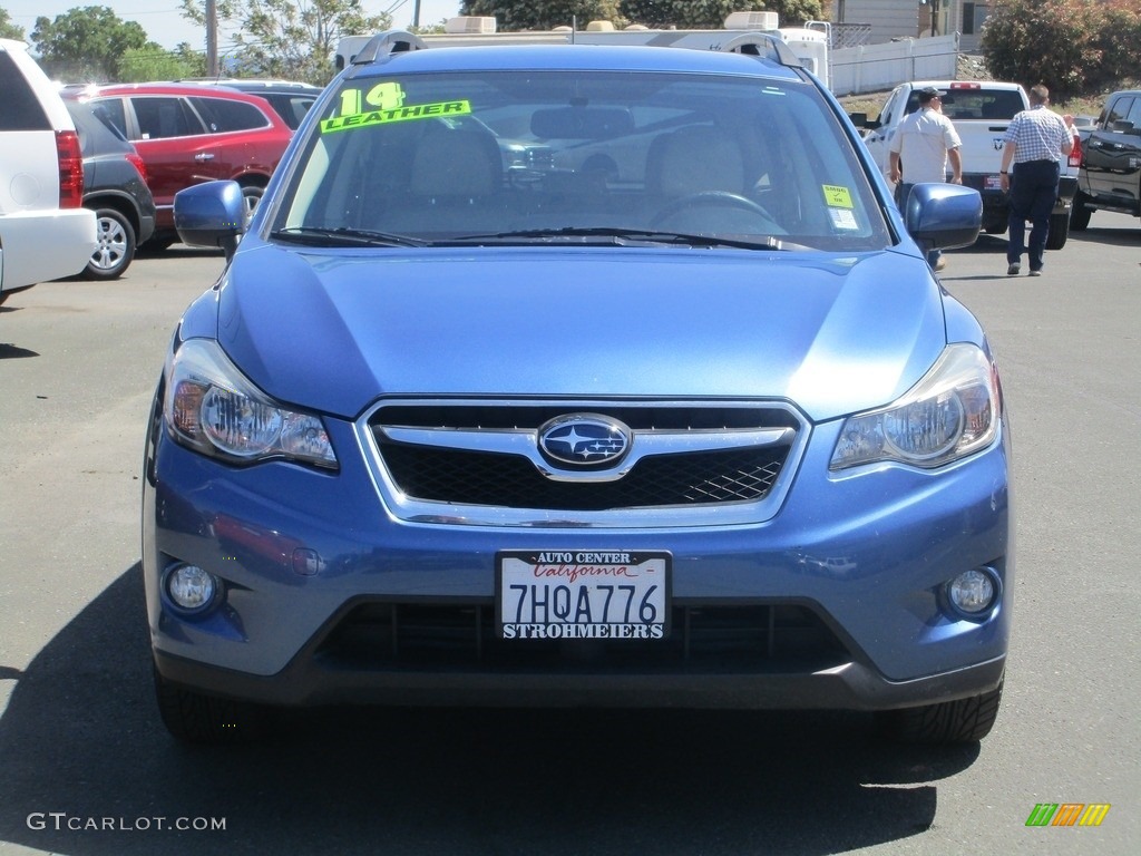 2014 XV Crosstrek 2.0i Limited - Quartz Blue Pearl / Ivory photo #2
