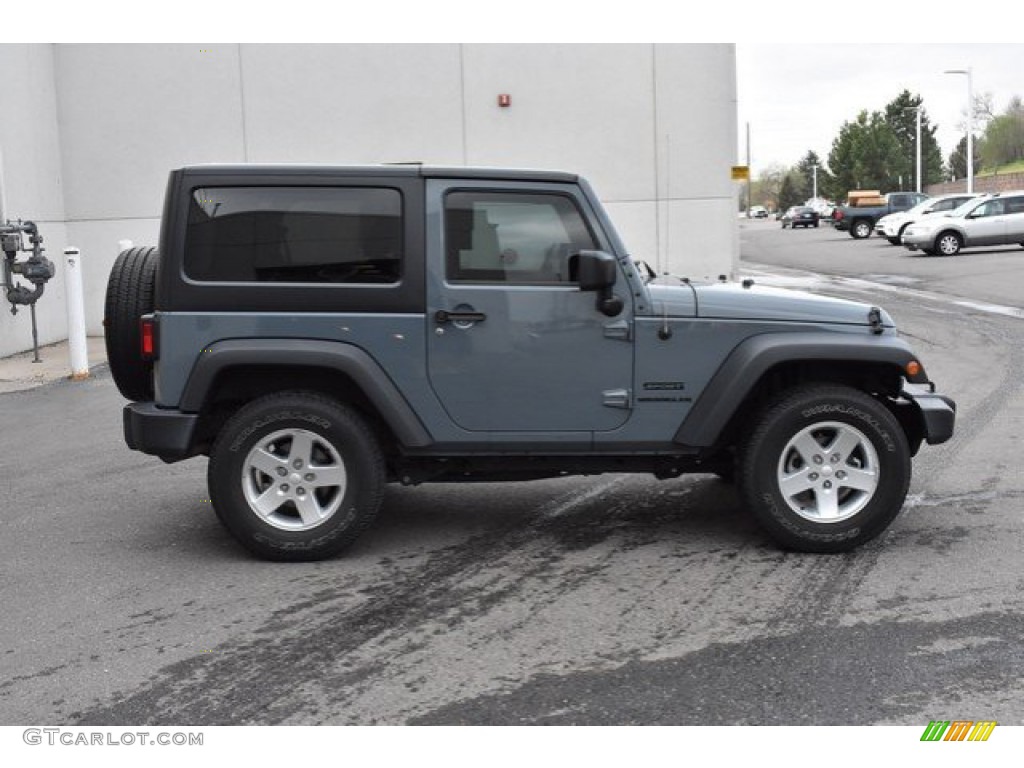 2015 Wrangler Sport 4x4 - Anvil / Black photo #7