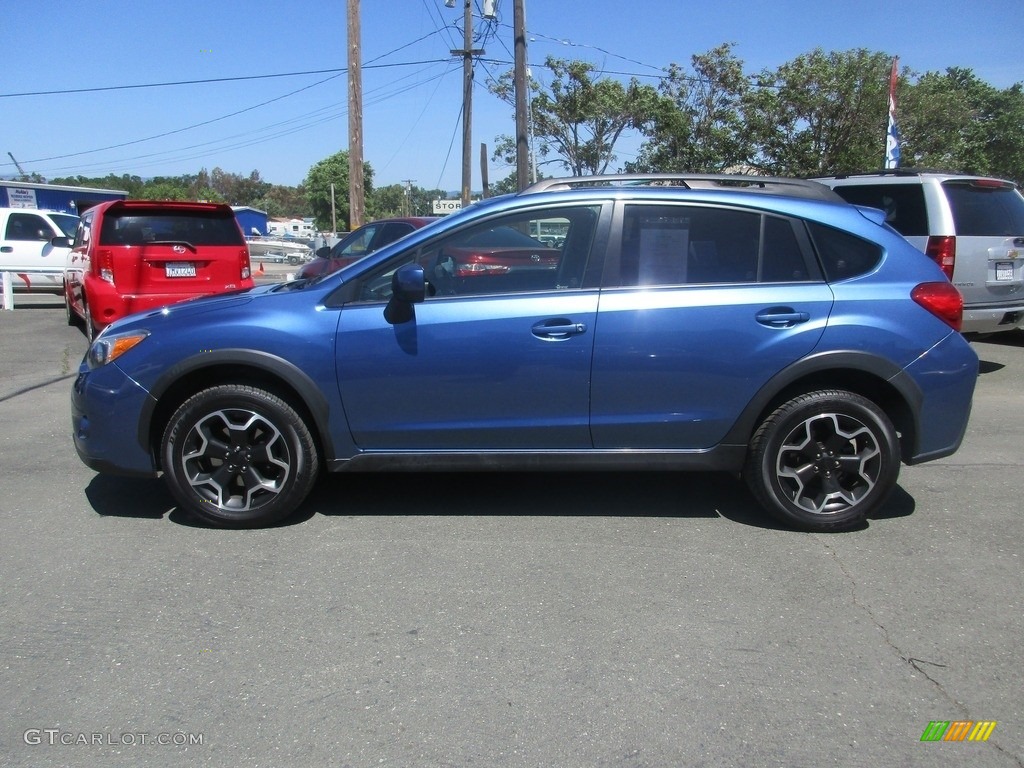 2014 XV Crosstrek 2.0i Limited - Quartz Blue Pearl / Ivory photo #4