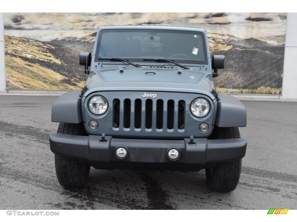 2015 Wrangler Sport 4x4 - Anvil / Black photo #8