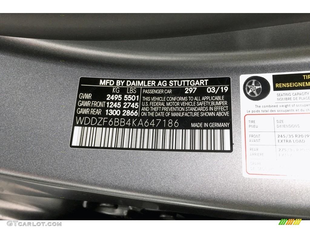 2019 E 53 AMG 4Matic Sedan - designo Selenite Grey Magno (Matte) / Black photo #11