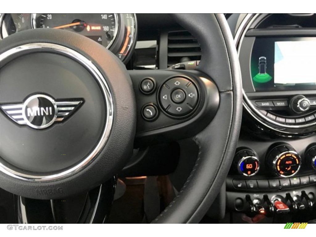 2019 Mini Hardtop Cooper 2 Door Carbon Black Steering Wheel Photo #133238844