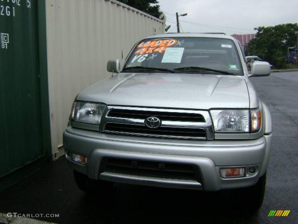 1999 4Runner Limited 4x4 - Millennium Silver Metallic / Oak photo #5