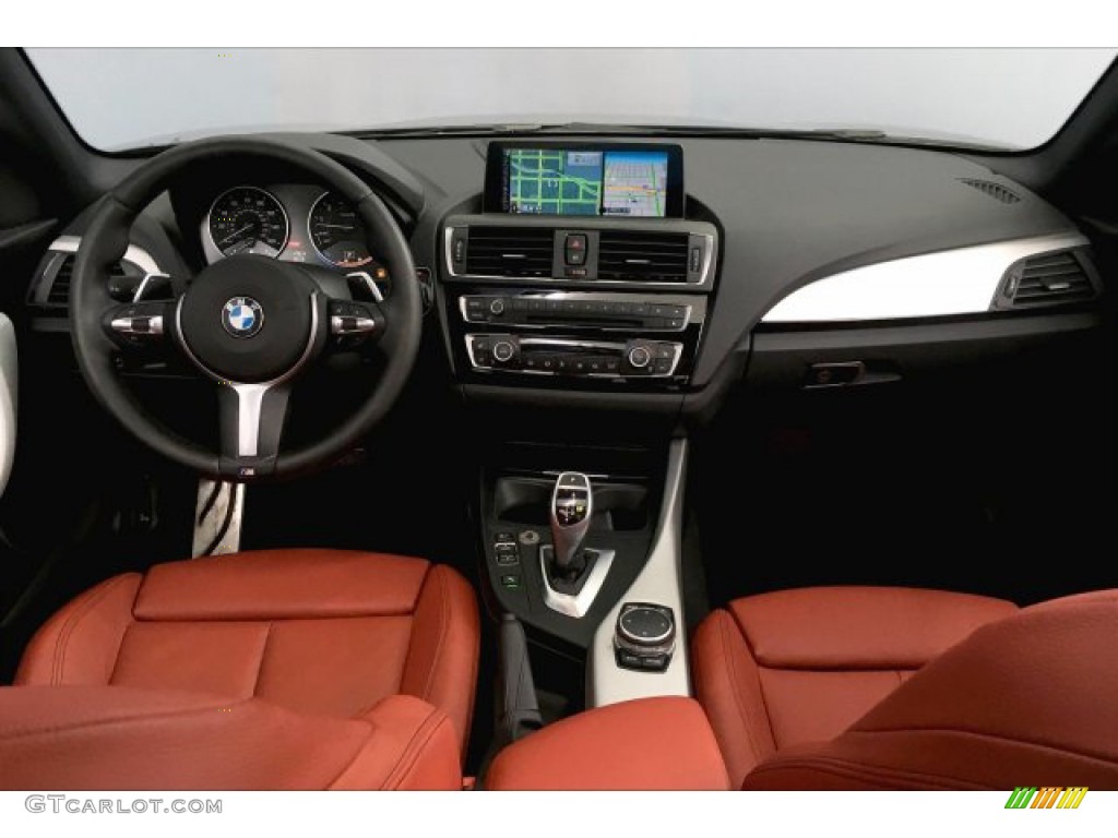 2016 M235i Coupe - Black Sapphire Metallic / Coral Red photo #20