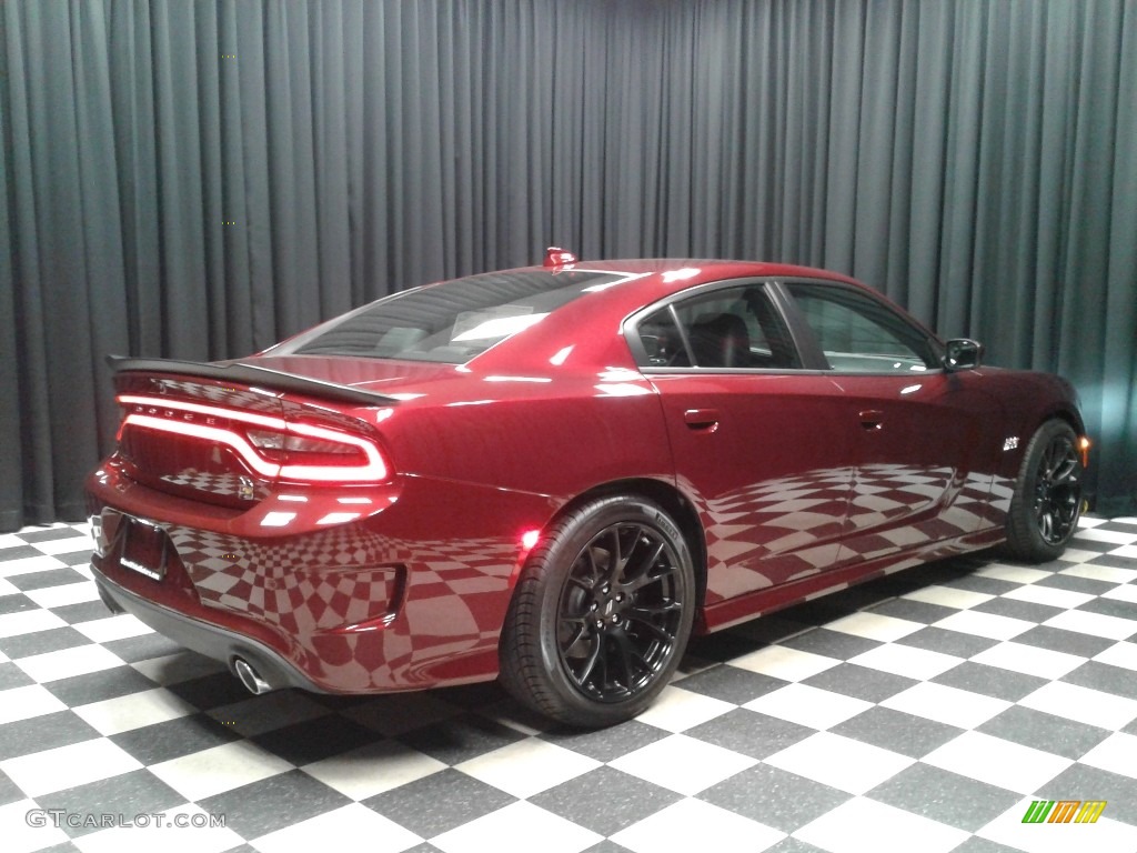 2019 Charger R/T Scat Pack - Octane Red Pearl / Black photo #6