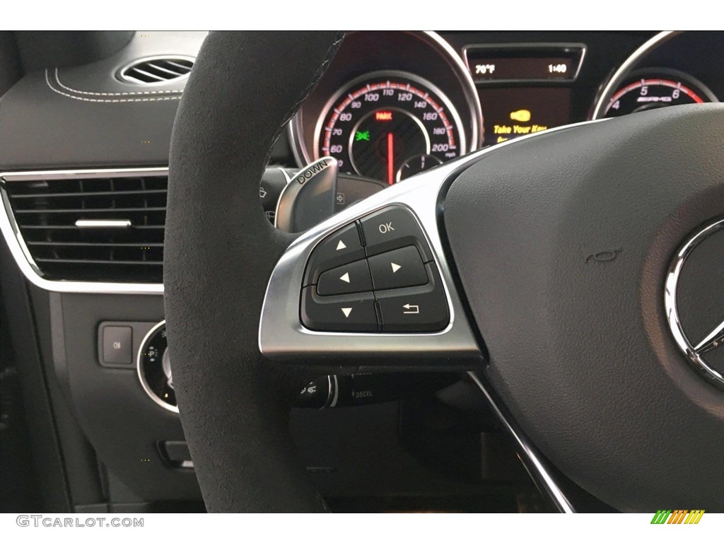 2019 Mercedes-Benz GLE 63 S AMG 4Matic Coupe Black Steering Wheel Photo #133240143