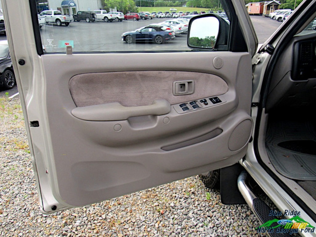 2002 Tacoma V6 Double Cab 4x4 - Mystic Gold Metallic / Oak photo #5
