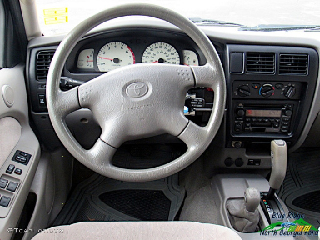 2002 Tacoma V6 Double Cab 4x4 - Mystic Gold Metallic / Oak photo #13