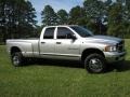 2004 Bright Silver Metallic Dodge Ram 3500 SLT Quad Cab 4x4 Dually  photo #6