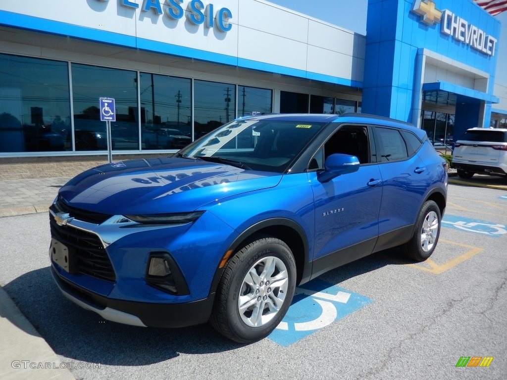 2019 Blazer 2.5L Cloth - Kinetic Blue Metallic / Jet Black photo #1