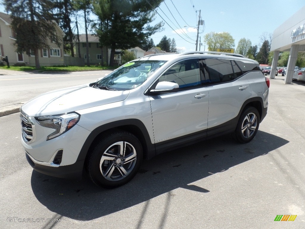 Quicksilver Metallic 2019 GMC Terrain SLT AWD Exterior Photo #133243773