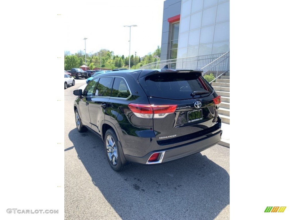 2019 Highlander Limited Platinum AWD - Midnight Black Metallic / Saddle Tan photo #6
