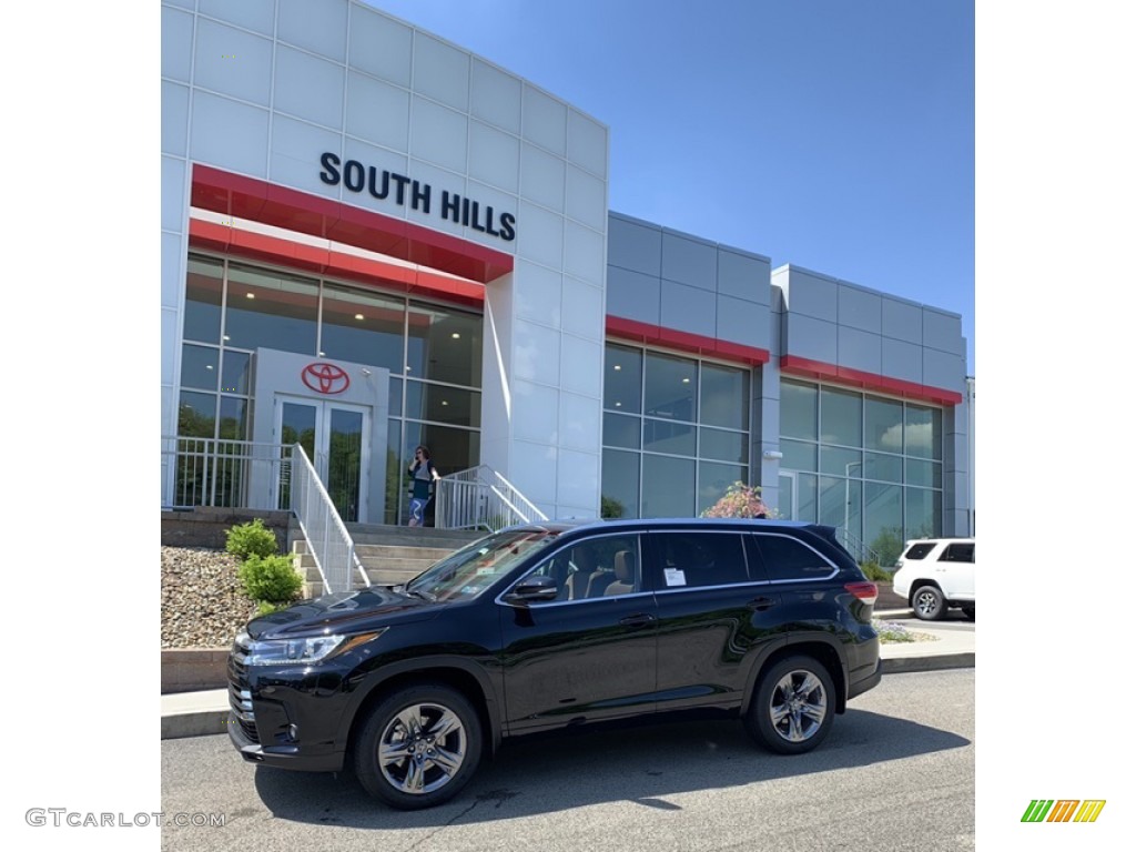 2019 Highlander Limited Platinum AWD - Midnight Black Metallic / Saddle Tan photo #7