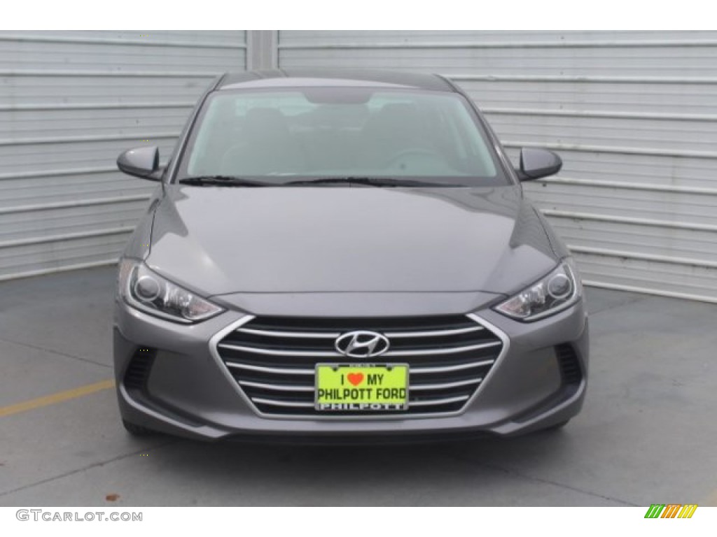 2019 Elantra SEL - Galactic Gray / Gray photo #3