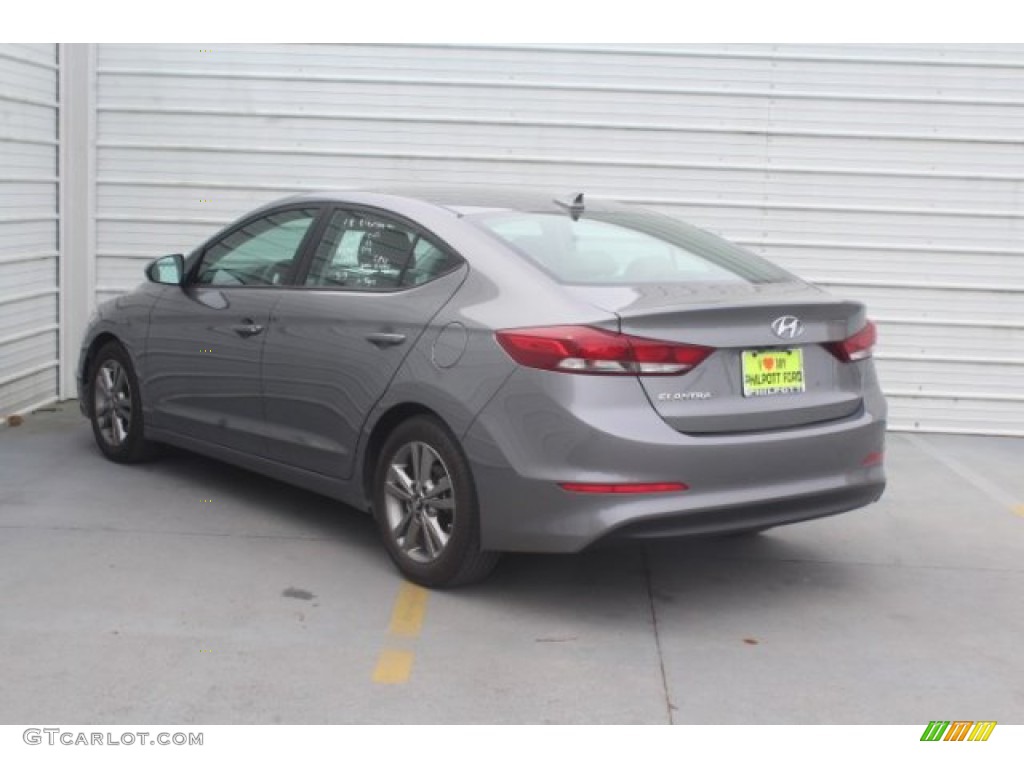 2019 Elantra SEL - Galactic Gray / Gray photo #6