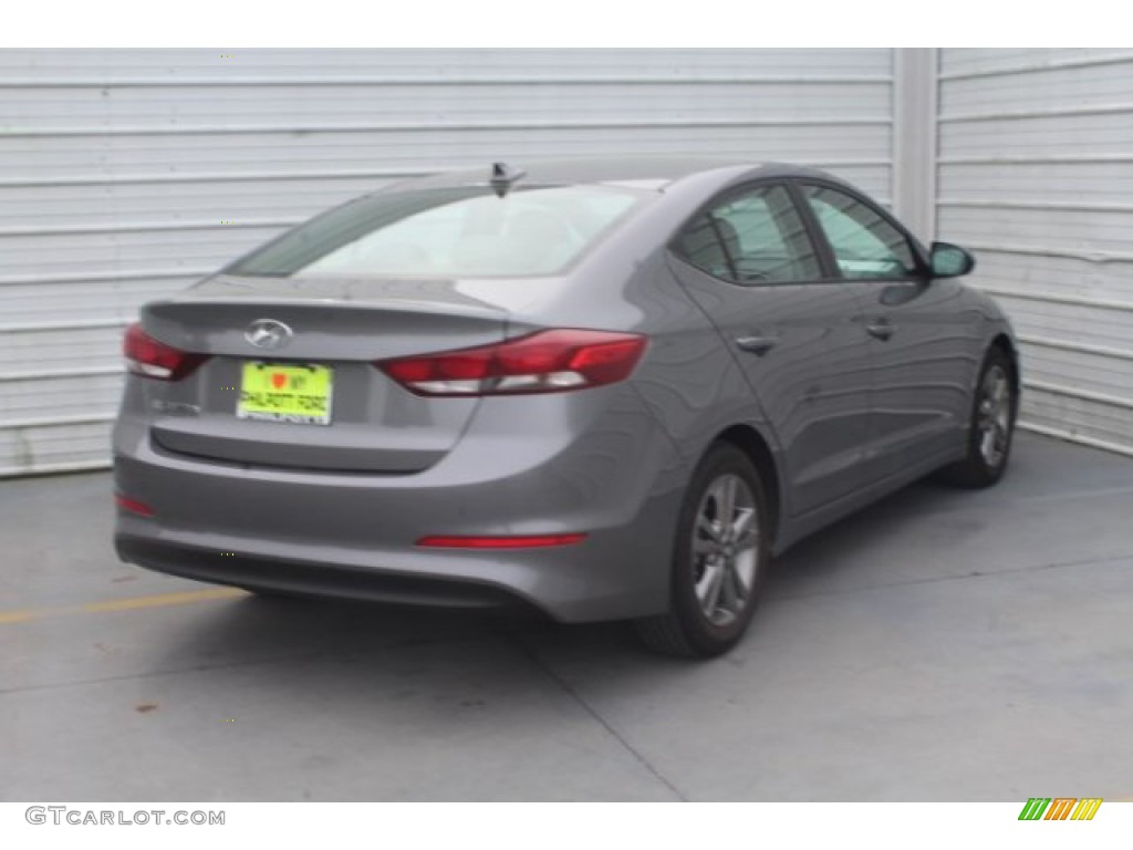 2019 Elantra SEL - Galactic Gray / Gray photo #8