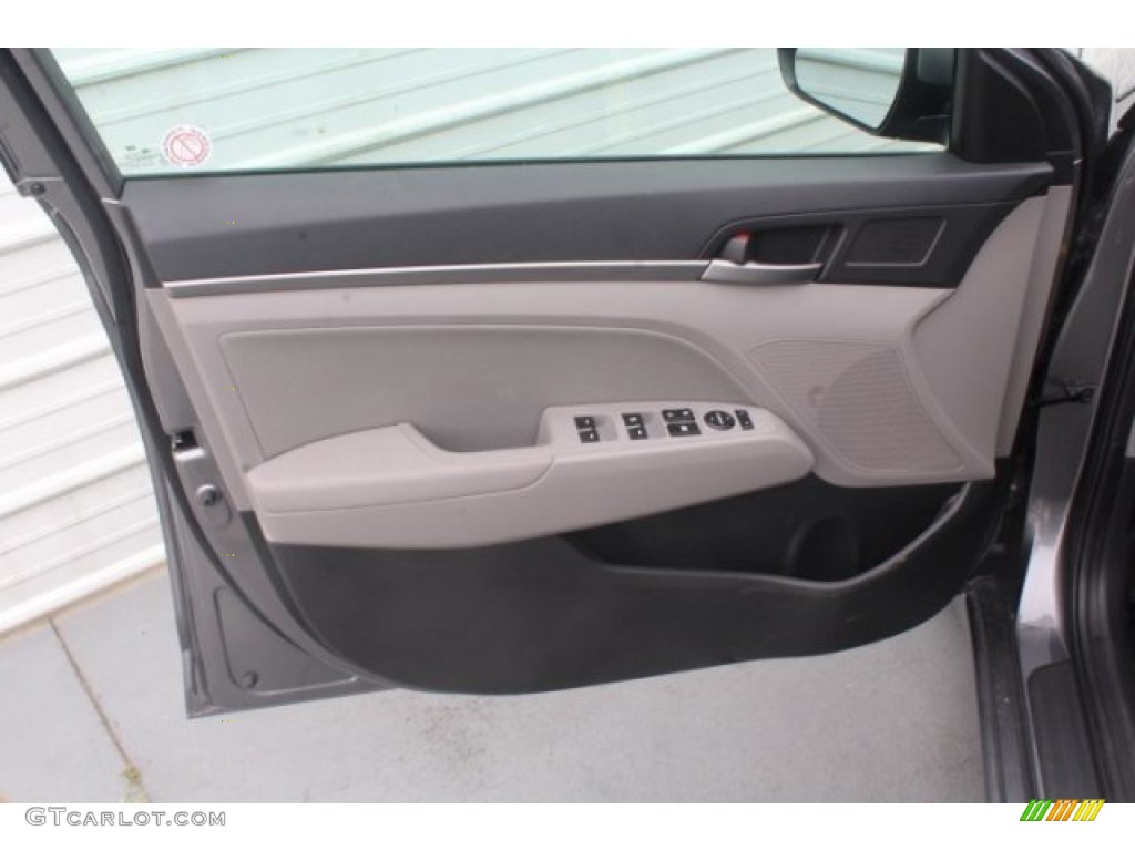 2019 Elantra SEL - Galactic Gray / Gray photo #9
