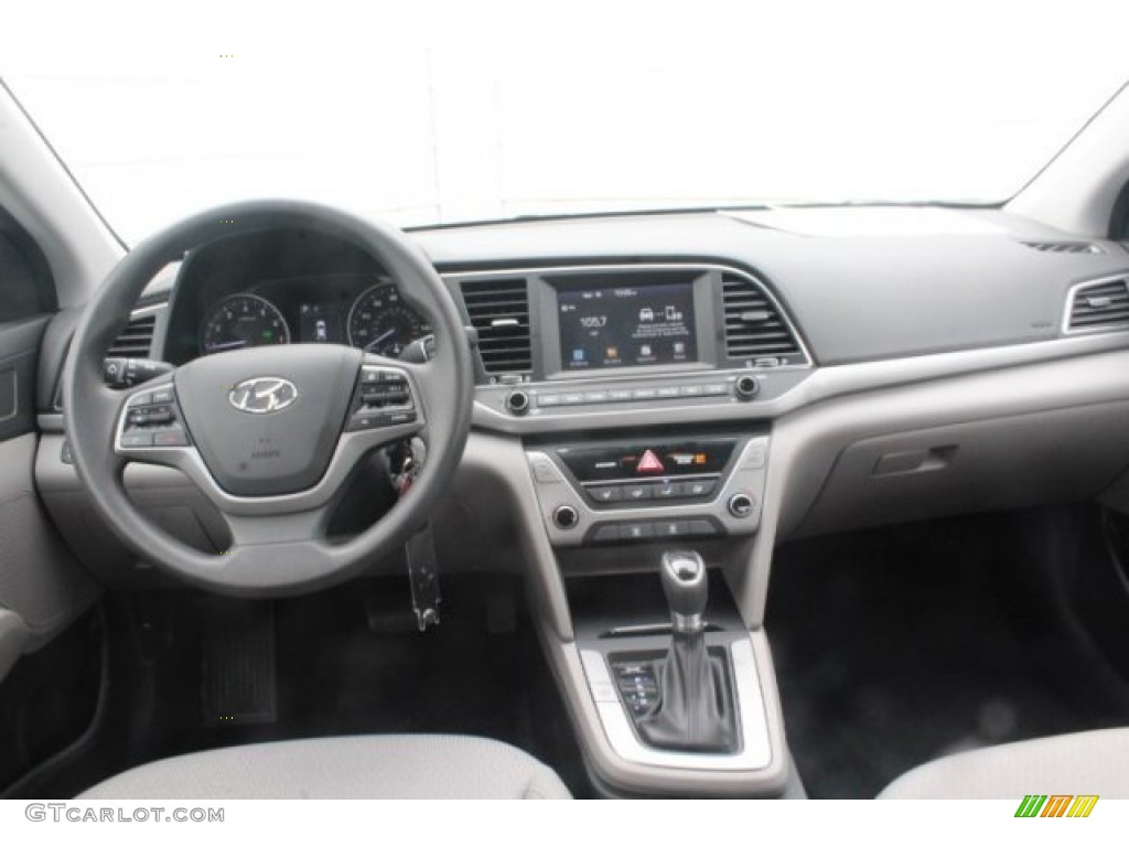 2019 Elantra SEL - Galactic Gray / Gray photo #18