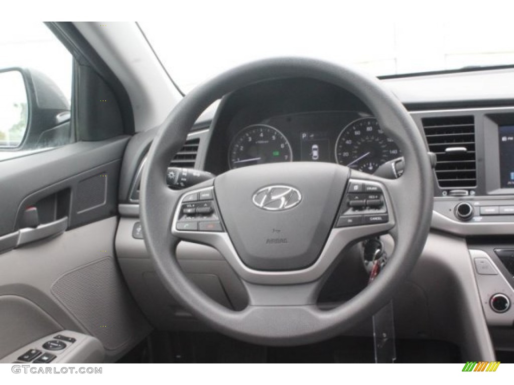 2019 Elantra SEL - Galactic Gray / Gray photo #19