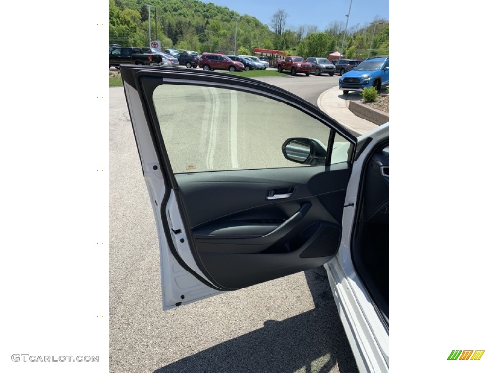 2019 Corolla Hatchback SE - Blizzard White Pearl / Black photo #8