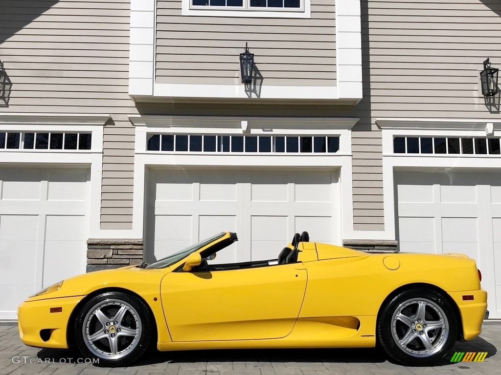Giallo (Yellow) 2003 Ferrari 360 Spider F1 Exterior Photo #133247934