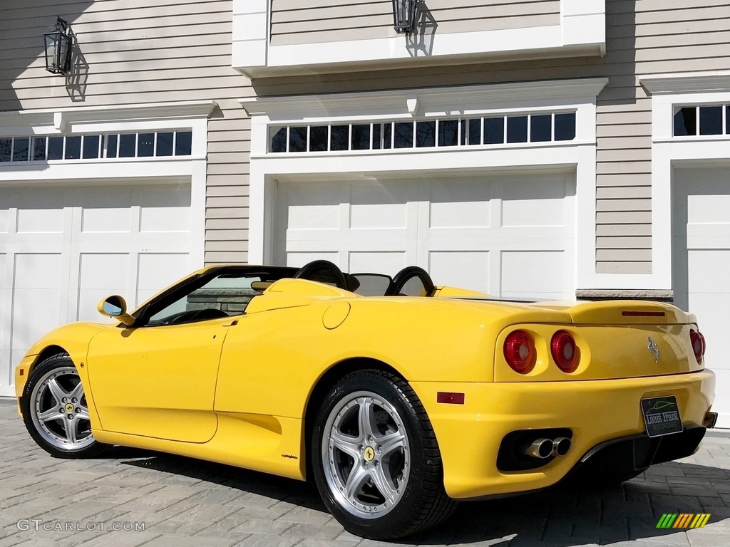 2003 360 Spider F1 - Giallo (Yellow) / Nero (Black) photo #3