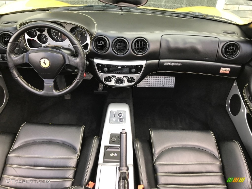 2003 Ferrari 360 Spider F1 Nero (Black) Dashboard Photo #133248272