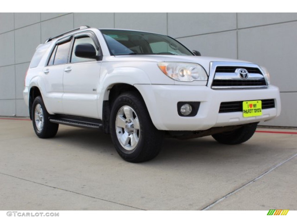 2007 4Runner SR5 - Natural White / Dark Charcoal photo #2