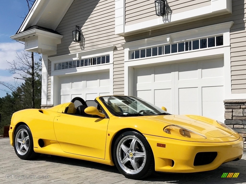 2003 360 Spider F1 - Giallo (Yellow) / Nero (Black) photo #18