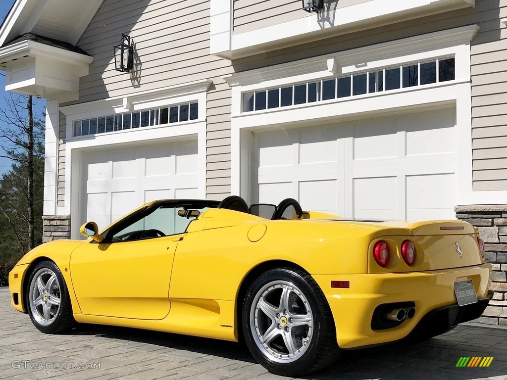 2003 360 Spider F1 - Giallo (Yellow) / Nero (Black) photo #19